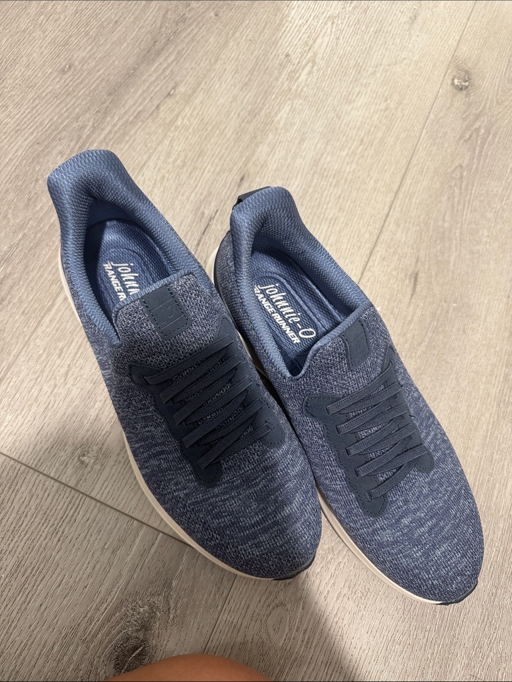 johnnie-O Men's Navy Knit Slip-On Golf Sneaker